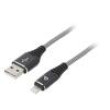 Kabel USB 2.0 vidlice Apple Lightning,USB A vidlice zlacený