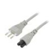 Kabel zástrčka CEI 23-50 (L),IEC C5 zásuvka PVC 5m 3G0,75mm2