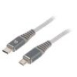Kabel USB 2.0 USB B micro vidlice,USB C vidlice 1,5m 480Mbps