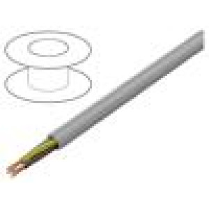 Vodič BiT 750 4G1,5mm2 nestíněný 450/750V Cu lanko šedá