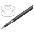 Vodič BiT 500 (ST) BLACK FR 2x0,5mm2 fólie Al-PET PVC černá