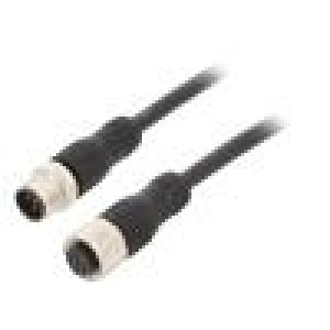 Připojovací kabel M12 PIN: 5 3m zástrčka max.80°C PVC 36VDC
