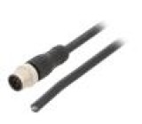 Kabel: pro snímače/automatizaci M12 PIN: 5 přímý 6m zástrčka