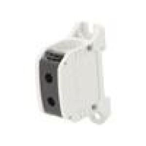 Svorka: na lištu STB 50mm2 póly: 1 svorky: 2 černá TS35 1kV