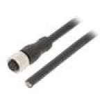 Kabel: pro snímače/automatizaci M12 PIN: 8 přímý 6m zástrčka