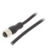 Připojovací kabel M12 PIN: 5 přímý 6m zástrčka max.80°C PVC