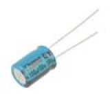 Kondenzátor: elektrolytický THT 100uF 50VDC Ø8x11,5mm ±20%