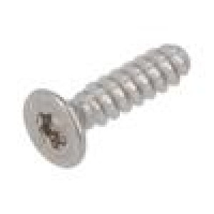 Vrut pro plasty 3x12 Hlava: kuželová Torx® PLUS 10IP BN: 20167