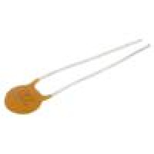 Kondenzátor keramický 220pF 100V Y5P ±20% THT 2,5mm