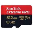 Paměťová karta Extreme Pro,Specifikace A2 microSDXC 512GB