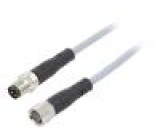 Kabel: pro snímače/automatizaci M8 PIN: 3 přímý 2,5m zástrčka