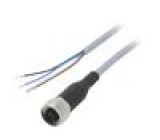 Připojovací kabel M12 PIN: 4 přímý 2,5m zástrčka 250VAC 4A