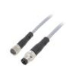 Kabel: pro snímače/automatizaci M8 PIN: 3 přímý 1m zástrčka
