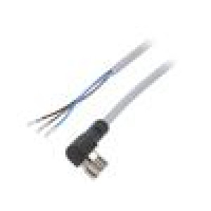 Kabel: pro snímače/automatizaci M8 PIN: 3 úhlový 2,5m zástrčka
