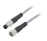 Kabel: pro snímače/automatizaci M8 PIN: 3 přímý 0,5m zástrčka