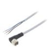 Kabel: pro snímače/automatizaci M8 PIN: 3 úhlový 5m zástrčka