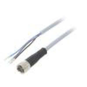 Kabel: pro snímače/automatizaci M8 PIN: 3 přímý 2,5m zástrčka