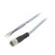 Kabel: pro snímače/automatizaci M8 PIN: 3 přímý 5m zástrčka