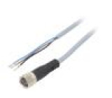 Kabel: pro snímače/automatizaci M8 PIN: 3 přímý 5m zástrčka