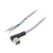 Kabel: pro snímače/automatizaci M8 PIN: 3 úhlový 10m zástrčka