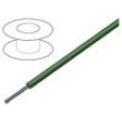 Vodič lanko Cu 24AWG PVC tmavě zelená 300V 30m