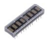 Zobrazovač: LED alfanumerický 3,71mm 0,146