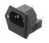 Konektor: napájecí AC zásuvka vidlice 10A 250VAC IEC 60320