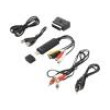 Grabber Audio/Video mini din 4 pin socket,RCA,USB A plug