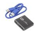 Grabber Audio/Video HDMI 1.4,USB 3.0 černá
