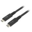 Kabel Thunderbolt 3,Thunderbolt 4,USB 4.0 0,8m černá 40Gbps
