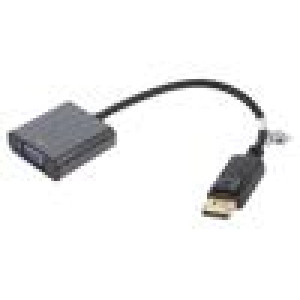 Adaptér DisplayPort 1.1 0,15m černá Vlastnosti: Full HD