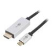 Adaptér HDCP 2.2,HDMI 2.1 HDMI vidlice,USB C vidlice zlacený