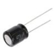 Kondenzátor: elektrolytický THT 470uF 25VDC Ø10x12,5mm ±20%