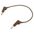 XZG425-02527 Propojovací kabel 32A banánek 4 mm,z obou stran Dél: 0,25m