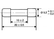 Pojistka tavná zpožděná keramická 2A 250VAC 5x20mm
