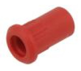Case 25A red 17mm for banana sockets