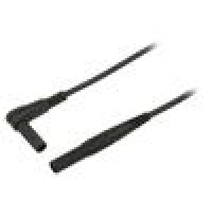 XMS-484-20021 Měřicí šňůra 19A banánek 4 mm,úhlový banánek 4 mm izolované