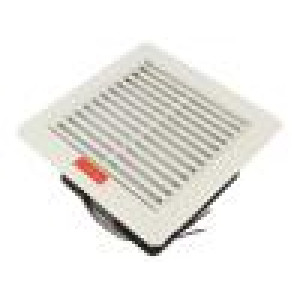Ventilátor: AC axiální 100m3/h 42dBA kuličkové IP54 RAL 7035