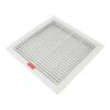 Mřížka IP54 Upevnění: zacvaknutí 480g RAL 7035 260x260x31mm