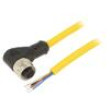 Kabel: pro snímače/automatizaci M12 PIN: 4 úhlový 10m zástrčka