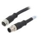 Připojovací kabel M12 PIN: 12 5m zástrčka 30VAC 1,5A PUR IP68