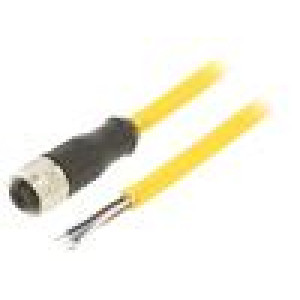 Kabel: pro snímače/automatizaci M12 PIN: 5 přímý zástrčka 4A