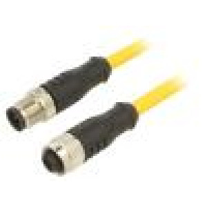 Kabel: pro snímače/automatizaci M12 PIN: 5 5m zástrčka 250VAC