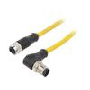 Kabel: pro snímače/automatizaci M12 PIN: 5 zástrčka 250VAC 4A