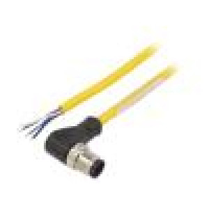 Kabel: pro snímače/automatizaci M12 PIN: 4 úhlový 10m zástrčka