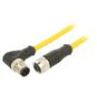 Kabel: pro snímače/automatizaci M12 PIN: 4 úhlový 10m zástrčka
