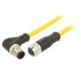 Kabel: pro snímače/automatizaci M12 PIN: 4 úhlový 10m zástrčka