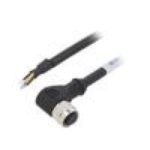 Připojovací kabel M12 PIN: 8 úhlový 1,5m zástrčka 30VAC 2A