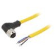 Připojovací kabel M12 PIN: 4 úhlový 5m zástrčka 250VAC 4A PVC