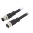 Kabel: pro snímače/automatizaci M12 PIN: 12 3m zástrčka 30VAC